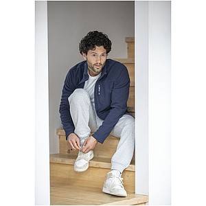 Amber mens GRS recycled full zip fleece jacket