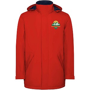 America kids padded parka jacket, red