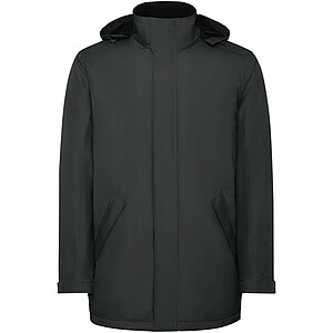 America mens padded parka jacket, dark lead