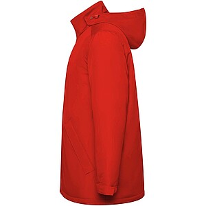 America mens padded parka jacket, red