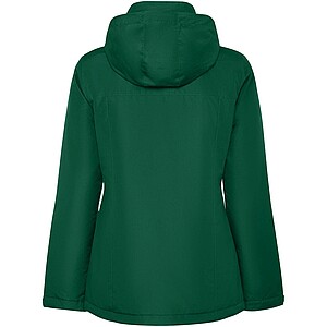 America womens padded parka jacket, bottle green