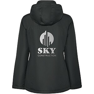 America womens padded parka jacket, dark lead