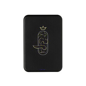 Amporia RCS recycled plastic 10.000mAh magnetic powerbank, black