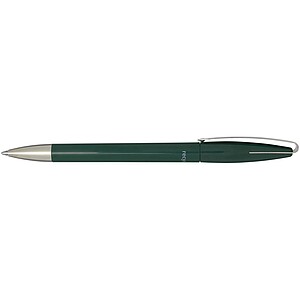 Ana recycled plastic ballpoint pen (blue ink), forest green