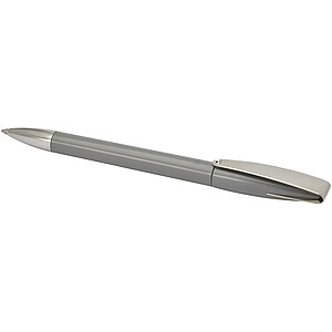 Ana recycled plastic ballpoint pen (blue ink), grey