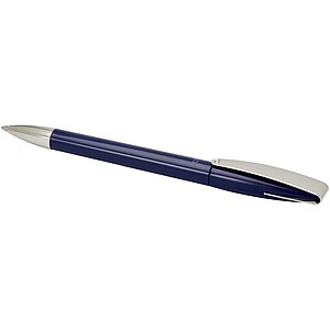 Ana recycled plastic ballpoint pen (blue ink), navy