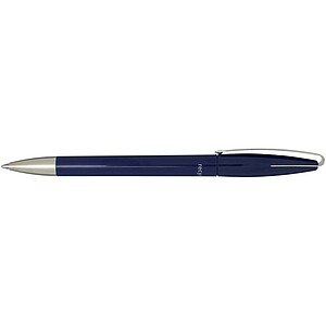 Ana recycled plastic ballpoint pen (blue ink), navy