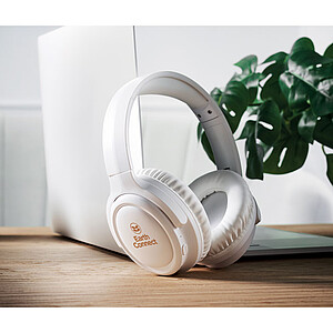 ANC foldable headphone, white