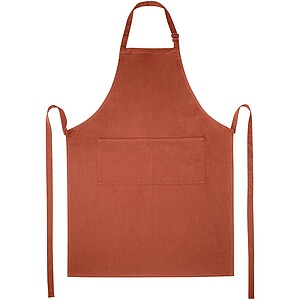 Andrea 240 g/m2 apron with adjustable neck strap, brick