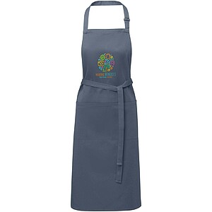 Andrea 240 g/m2 apron with adjustable neck strap, hale blue