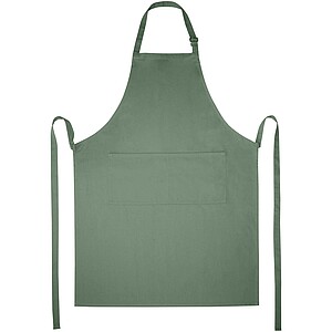 Andrea 240 g/m2 apron with adjustable neck strap, heather green