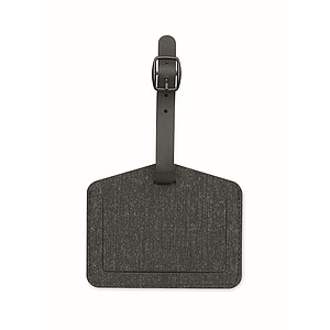 Anti-loss finder luggage tag, black