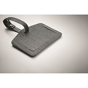 Anti-loss finder luggage tag, black