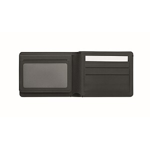 Anti-loss finder PU wallet, black