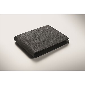 Anti-loss finder PU wallet, black