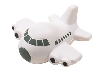 Anti-stress aeroplane "Take Off",colour grey, white