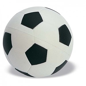 Anti-stress football, white/black