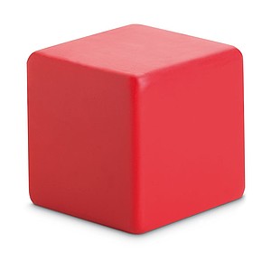 Anti-stress square, red