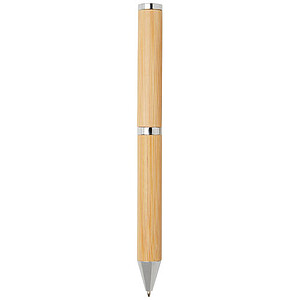 Apolys bamboo ballpoint and rollerball pen gift set
