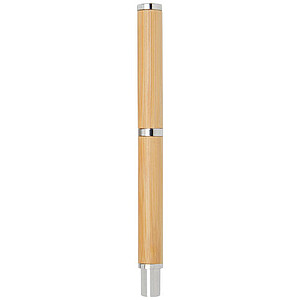 Apolys bamboo ballpoint and rollerball pen gift set