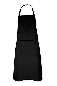 Apron, 65% polyster, 35% cotton, 220 gr./m2, size 75x95 cm Black