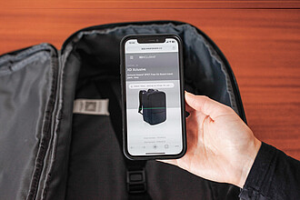 Armond Aware™ RPET Free On Board travel pack, navy