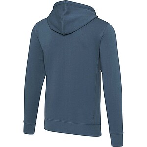 Arora mens full zip hoodie, hale blue