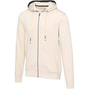 Arora mens full zip hoodie, sandstone
