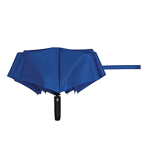 Automatic open/close windproof pocket umbrella, blue