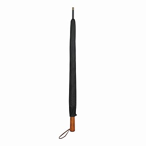 Automatic stick umbrella, black