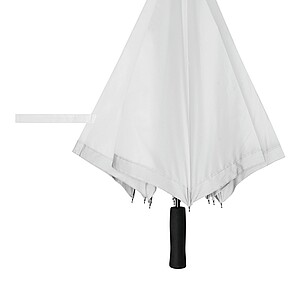 Automatic stick umbrella, white