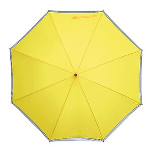 Automatic stick umbrella, yellow