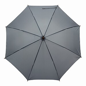 Automatic woodens umbrella, grey