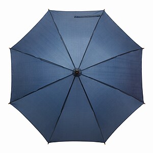 Automatic woodens umbrella, navy