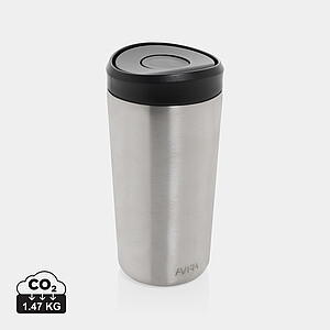 Avira Alix RCS re-steel click tumbler 400ML, silver
