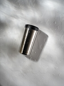 Avira Alix RCS re-steel click tumbler 400ML, silver