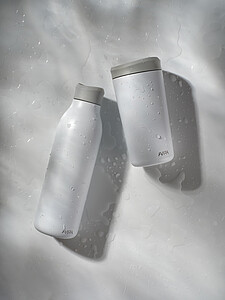 Avira Alok RCS re-steel 360 waterbottle 600ML, white