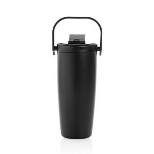 Avira Ayala RCS re-steel duosip lockable crossbody tumbler, black