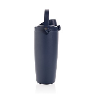 Avira Ayala RCS re-steel duosip lockable crossbody tumbler, navy