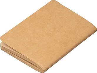 B7 notebook made from recycled paper, brown