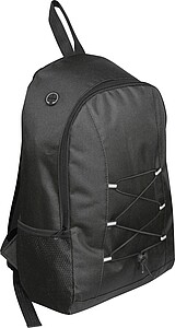 Backpack made of recycled polyester, black