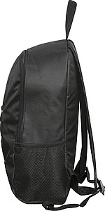 Backpack made of recycled polyester, black