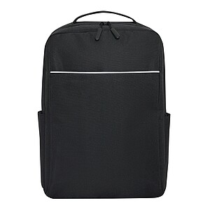 Backpack made of recycled polyester, black