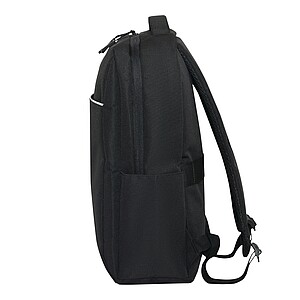 Backpack made of recycled polyester, black