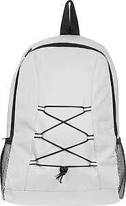 Backpack made of recycled polyester, white