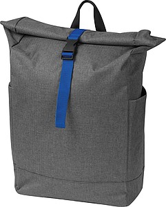 Backpack with colored applications