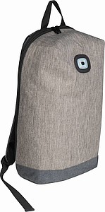 Backpack with integrated LED light