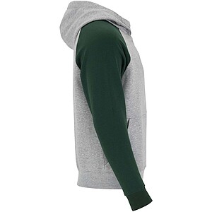 Badet kids two-tone hoodie, heather grey