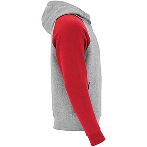 Badet kids two-tone hoodie, heather grey