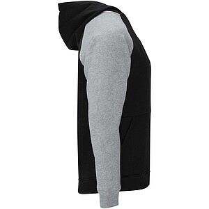 Badet kids two-tone hoodie, solid black